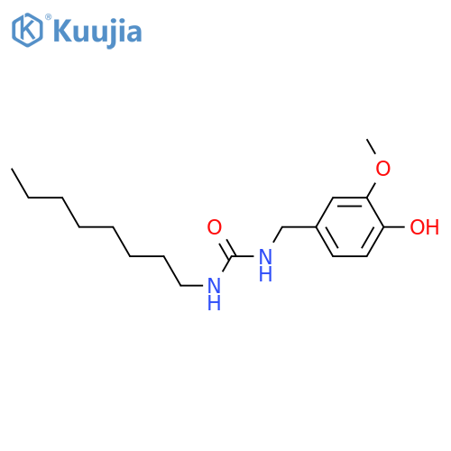 Urea, N-[(4-hydroxy-3-methoxyphenyl)methyl]-N'-octyl- structure