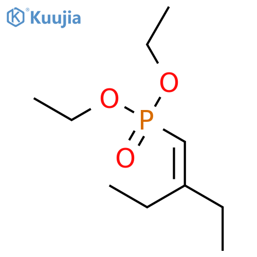 Phosphonic acid, (2-ethyl-1-butenyl)-, diethyl ester structure