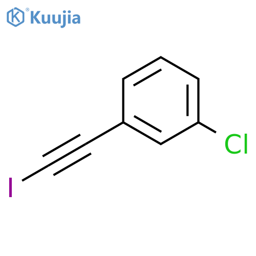 3-Chloro-(2-iodoethynyl)benzene structure