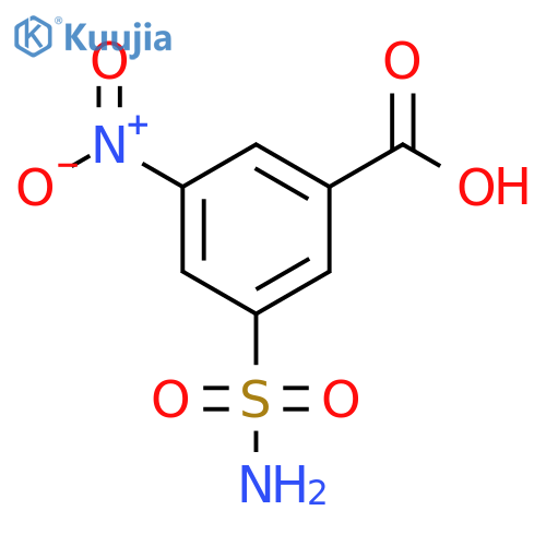 3-nitro-5-sulfamoylbenzoic acid structure