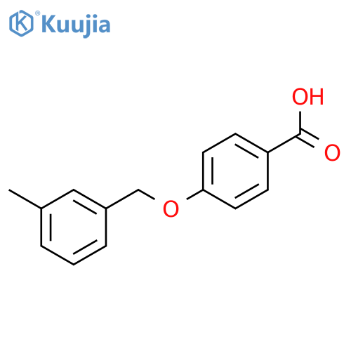4-(3-Methylbenzyl)oxybenzoic Acid structure