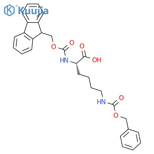 Fmoc-Lys(Z)-OH structure
