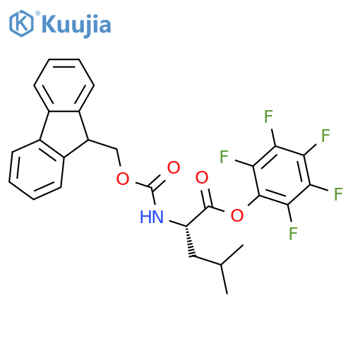 Fmoc-leu-opfp structure