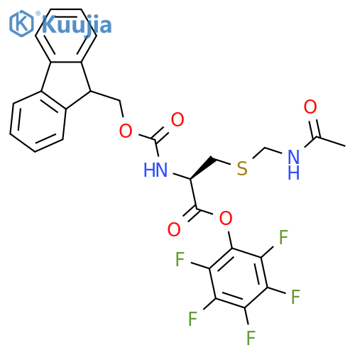 Fmoc-Cys(Acm)-Opfp structure