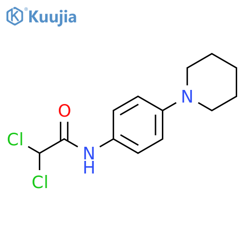2,2-Dichloro-N-(4-piperidinophenyl)acetamide structure