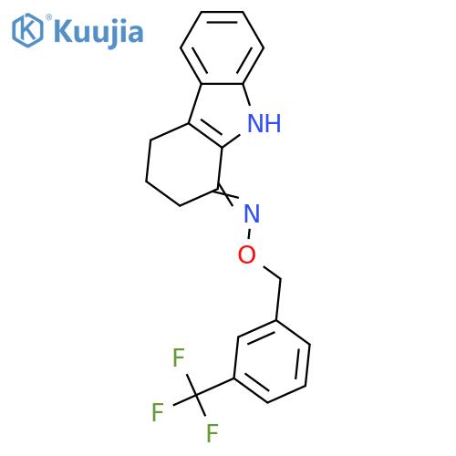2,3,4,9-TETRAHYDRO-1H-CARBAZOL-1-ONE O-[3-(TRIFLUOROMETHYL)BENZYL]OXIME structure