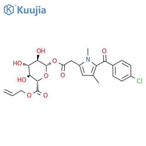 Zomepirac Acyl-O-β-D-glucuronide 2-Propenyl Ester structure