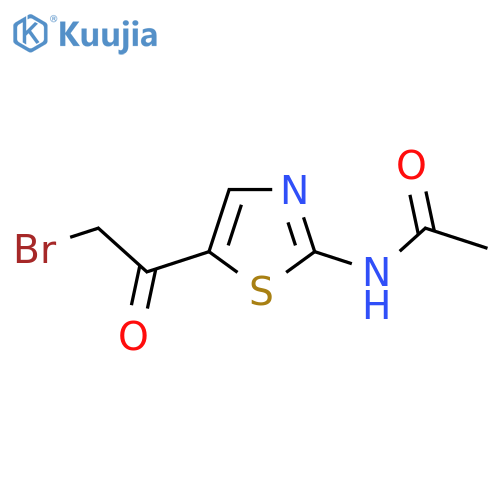 N-(5-(2-Bromoacetyl)thiazol-2-YL)acetamide structure