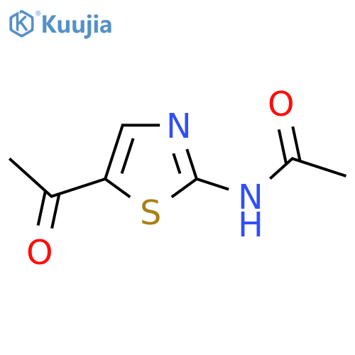 n-(5-Acetyl-1,3-thiazol-2-yl)acetamide structure