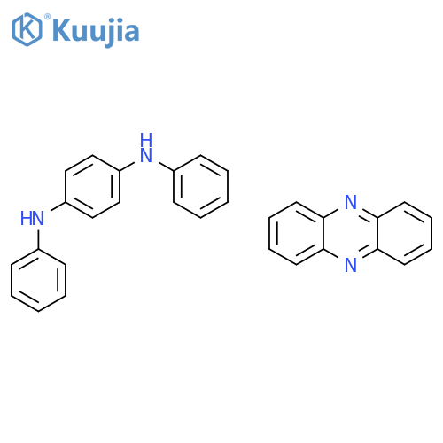 1,4-Benzenediamine, N,N'-diphenyl-, compd. with phenazine (1:1) structure