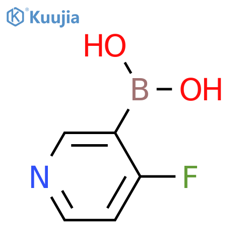(4-Fluoropyridin-3-yl)boronic acid structure