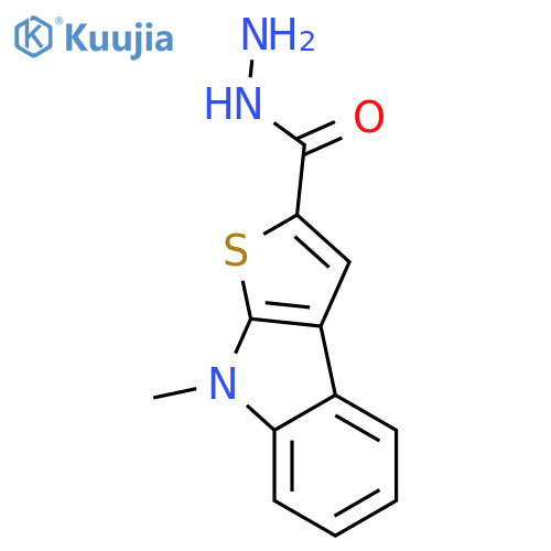 8-Methyl-8H-thieno2,3-bindole-2-carbohydrazide structure