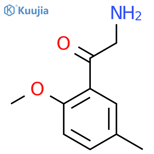 2-amino-1-(2-methoxy-5-methylphenyl)ethan-1-one structure