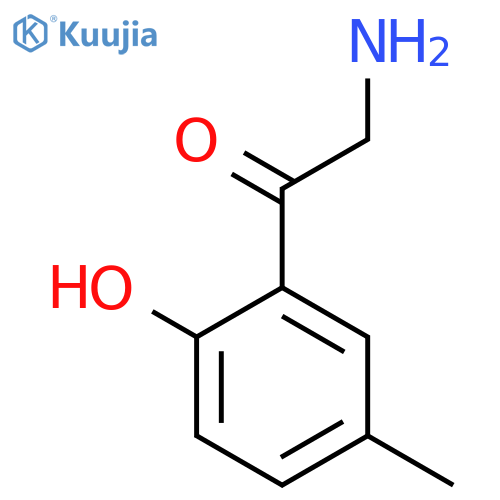 2-amino-1-(2-hydroxy-5-methylphenyl)ethan-1-one structure