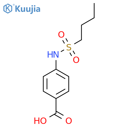 4-(Butane-1-sulfonamido)benzoic acid structure