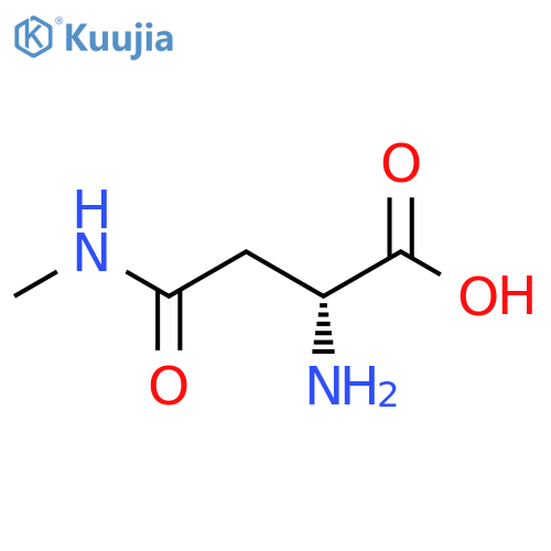 (R)-2-Amino-4-(methylamino)-4-oxobutanoic acid structure