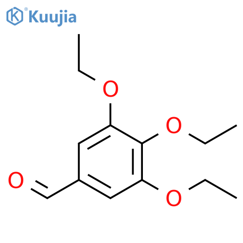 Benzaldehyde, 3,4,5-triethoxy- structure