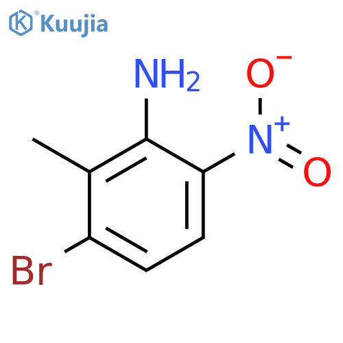 3-Bromo-2-methyl-6-nitroaniline structure