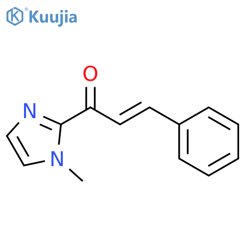 2-Propen-1-one, 1-(1-methyl-1H-imidazol-2-yl)-3-phenyl-, (2E)- structure