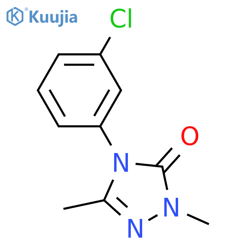 4-(3-CHLOROPHENYL)-2,5-DIMETHYL-2,4-DIHYDRO-3H-1,2,4-TRIAZOL-3-ONE structure