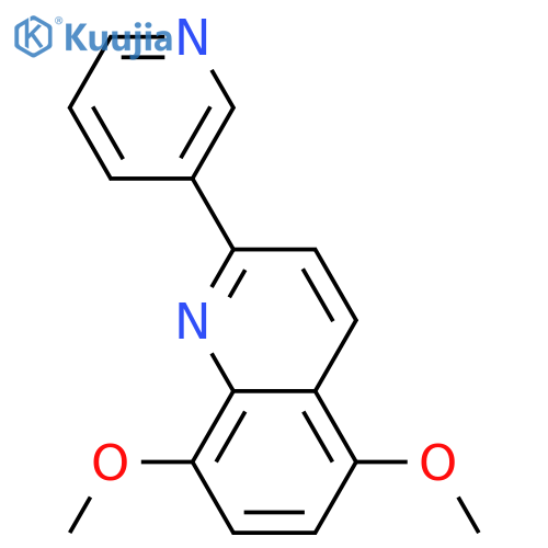5-METHOXY-2-(3-PYRIDINYL)-8-QUINOLINYL METHYL ETHER structure