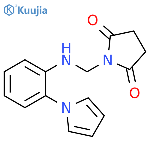 1-({[2-(1H-pyrrol-1-yl)phenyl]amino}methyl)pyrrolidine-2,5-dione structure