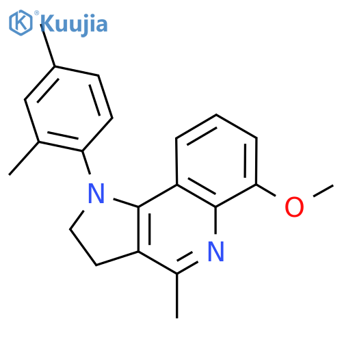 1-(2,4-Dimethylphenyl)-6-methoxy-4-methyl-2,3-dihydro-1H-pyrrolo[3,2-c]quinoline structure