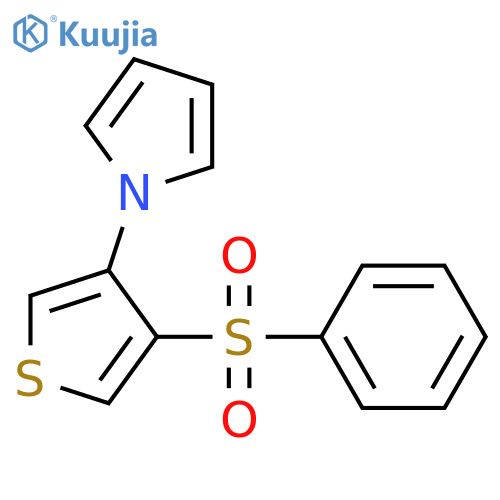 1-[4-(PHENYLSULFONYL)-3-THIENYL]-1H-PYRROLE structure