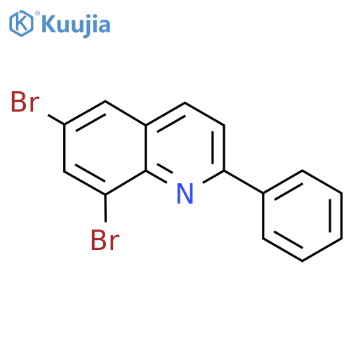 6,8-Dibromo-2-phenylquinoline structure