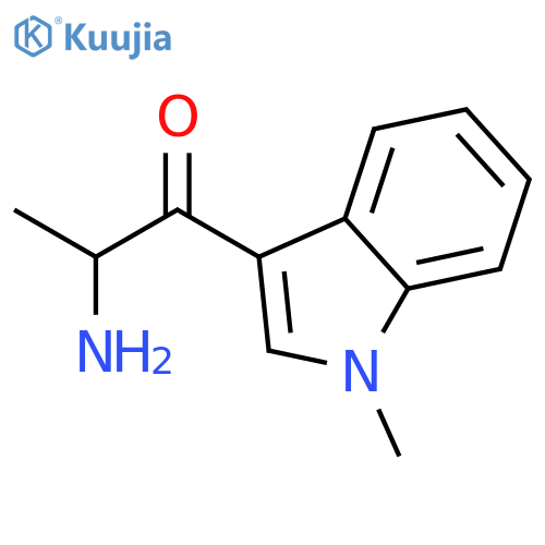 (2S)-2-amino-1-(1-methyl-1H-indol-3-yl)-1-Propanone structure