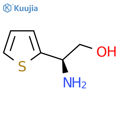 (2R)-2-Amino-2-(thiophen-2-yl)ethan-1-ol structure