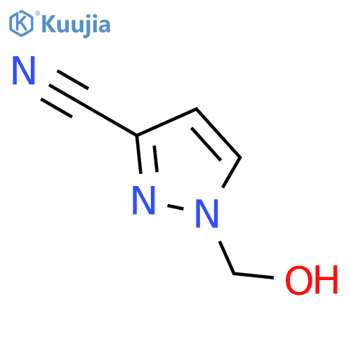 1-(Hydroxymethyl)-1H-pyrazole-3-carbonitrile structure
