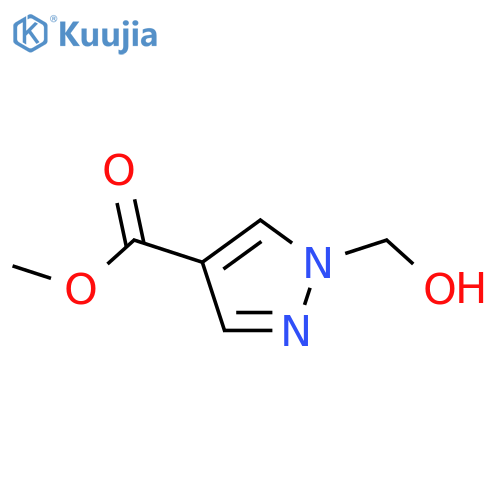 methyl 1-(hydroxymethyl)-1H-pyrazole-4-carboxylate structure