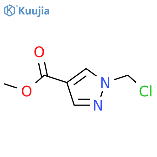 methyl 1-(chloromethyl)-1H-pyrazole-4-carboxylate structure