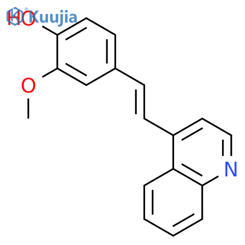 2-Methoxy-4-[2-(quinolin-4(1H)-ylidene)ethylidene]cyclohexa-2,5-dien-1-one structure