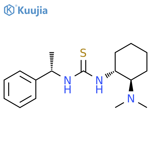 Thiourea,N-[(1R,2R)-2-(dimethylamino)cyclohexyl]-N'-[(1S)-1-phenylethyl]- structure