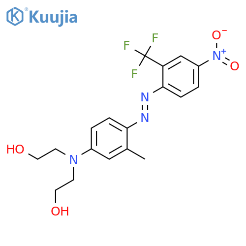 ETHANOL, 2,2'-[[3-METHYL-4-[[4-NITRO-2-(TRIFLUOROMETHYL)PHENYL]AZO]PHENYL]IMINO]BIS- structure