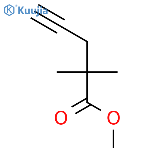 methyl 2,2-dimethylpent-4-ynoate structure