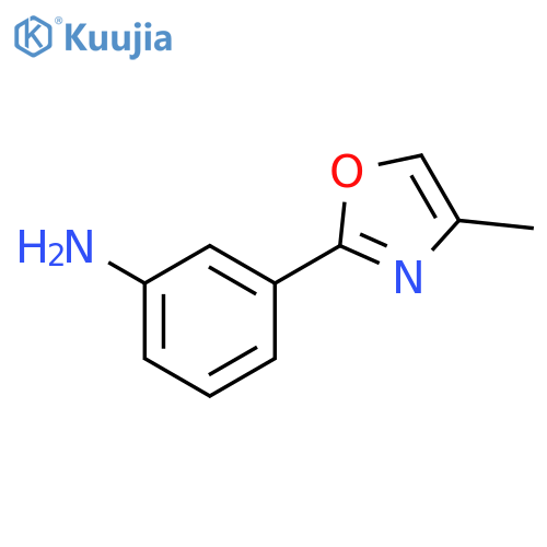 3-(4-methyl-1,3-oxazol-2-yl)aniline structure