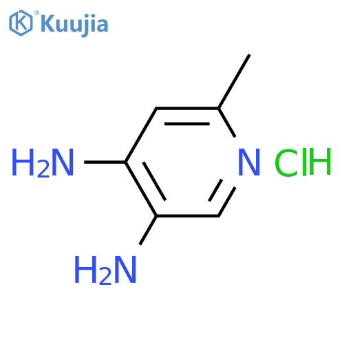 6-Methylpyridine-3,4-diamine dihydrochloride structure