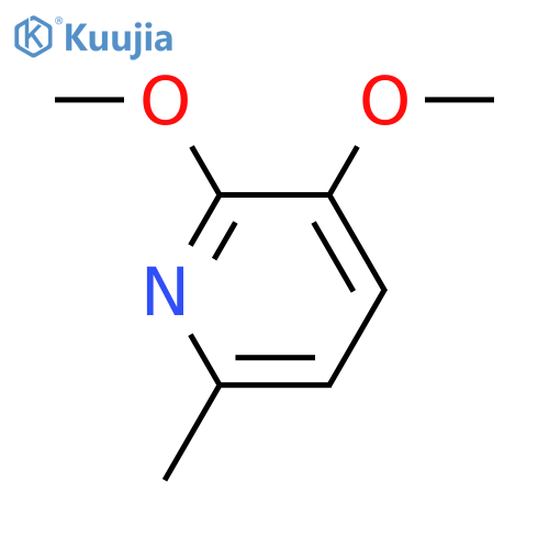 2,3-Dimethoxy-6-methylpyridine structure