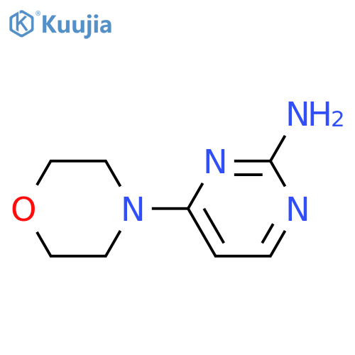 2-Amino-4-morpholin-4-yl-pyrimidine structure