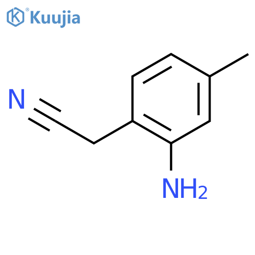 (2-AMINO-4-METHYL-PHENYL)-ACETONITRILE structure