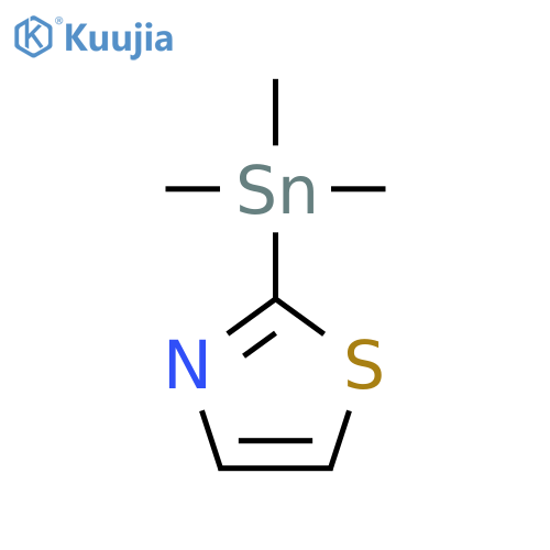 Thiazole, 2-(trimethylstannyl)- structure