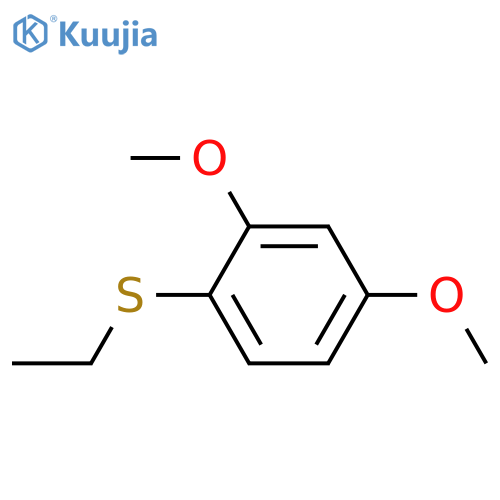1-ethylsulfanyl-2,4-dimethoxybenzene structure