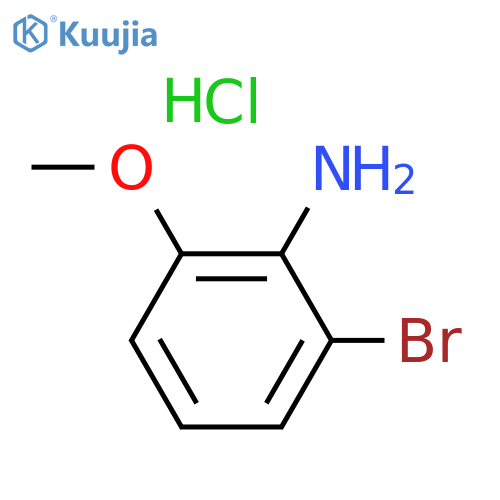 2-Bromo-6-methoxyaniline hydrochloride structure
