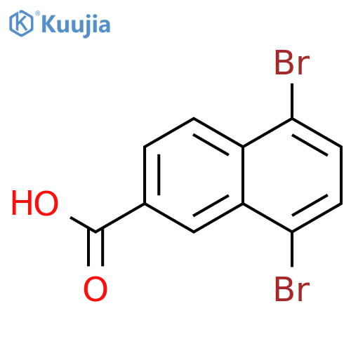5,8-Dibromo-2-naphthoic Acid structure