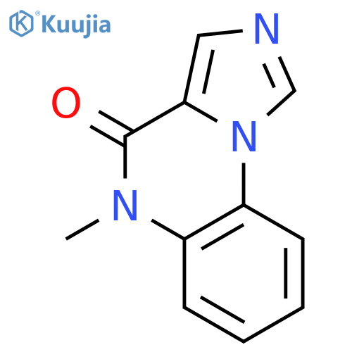 Imidazo[1,5-a]quinoxalin-4(5H)-one, 5-methyl- structure
