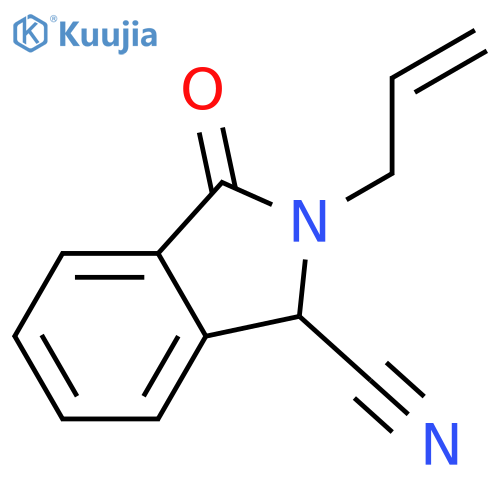 2,3-dihydro-3-oxo-2-(2-propen-1-yl)-1H-Isoindole-1-carbonitrile structure