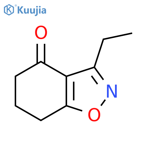 3-ethyl-4,5,6,7-tetrahydro-1,2-benzoxazol-4-one structure